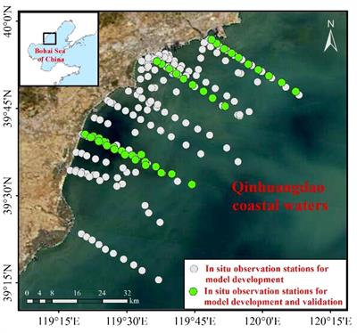 Retrieval and spatiotemporal variation of total suspended matter concentration using a MODIS-derived hue angle in the coastal waters of Qinhuangdao, China
